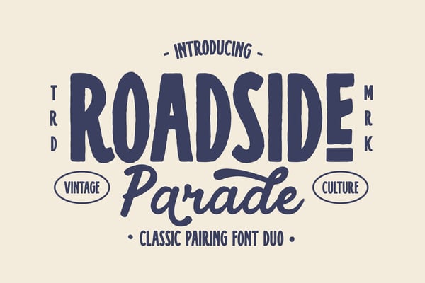 Roadside Duo - Sans & Script Font