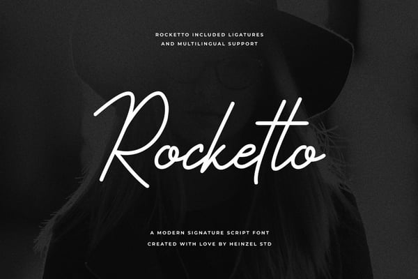 Rocketto Signature Font