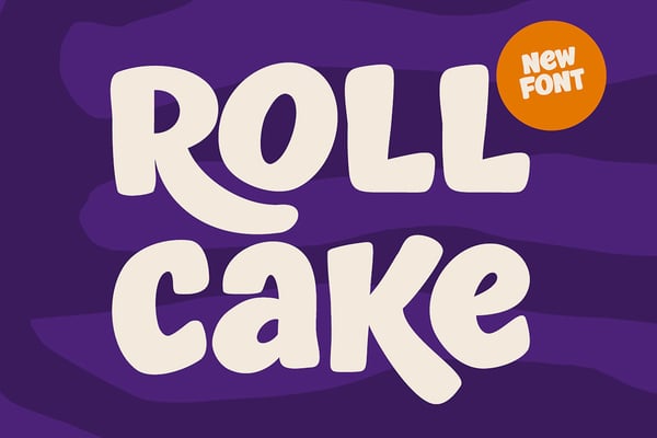 Roll Cake - Food Font