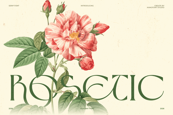 Rosetic – Elegant Serif Font