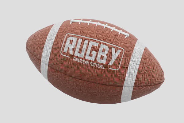 Rugby Ball Mockup