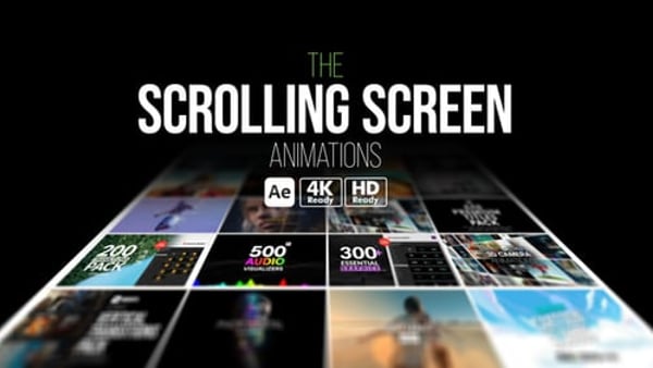 Scrolling Screen Animations – Vertical Swipe UI Motion Pack
