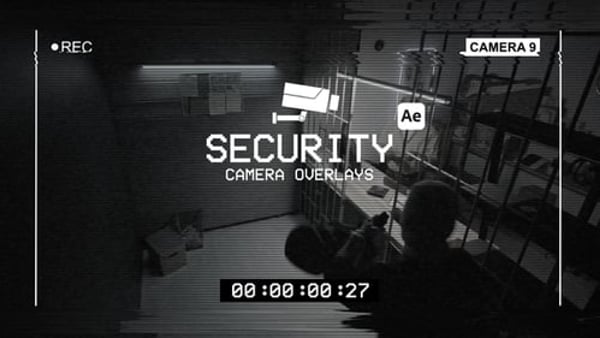 Security Camera Overlays for After Effects | CCTV, Night Vision, Thermal & Body Cam