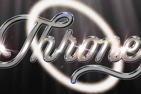 Silver Chrome Text Effect