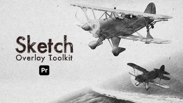 Sketch Overlay Toolkit for Premiere Pro – Hand-Drawn Pencil & Paper Effects