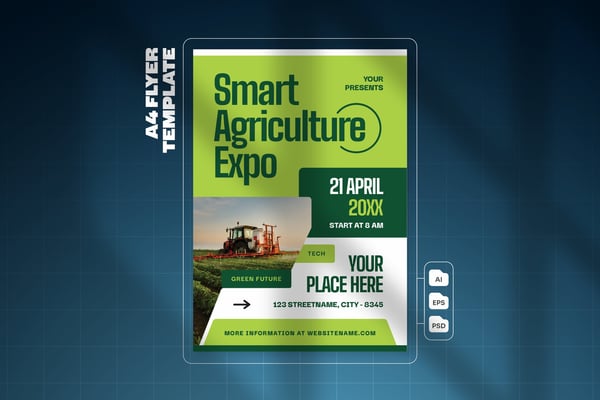 Smart Agriculture Expo - Flyer Template