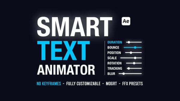 Smart Text Animator Toolkit for After Effects
