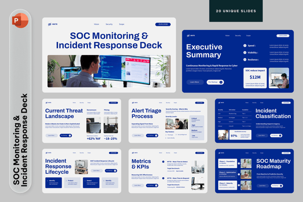 SOC Monitoring and Incident Response Powerpoint