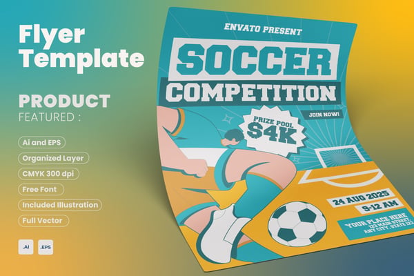 Soccer Competition Flyer Event