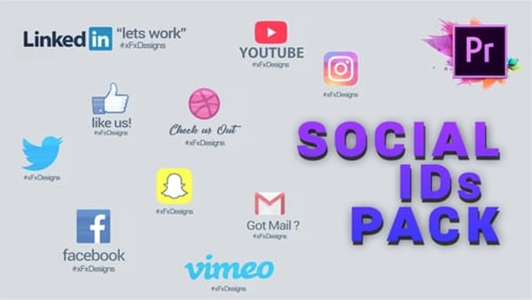 Social Media Pack For Premiere Pro | Mogrt