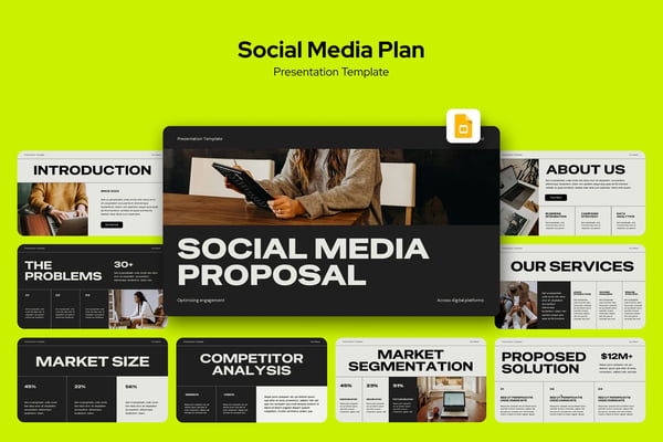 Social Media Plan Google Slides