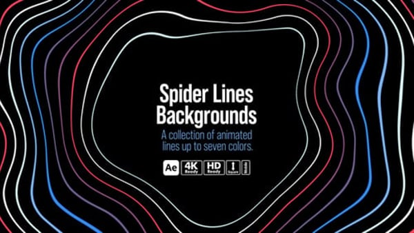 Spider Lines Backgrounds – Abstract Web Line Patterns for Modern Design