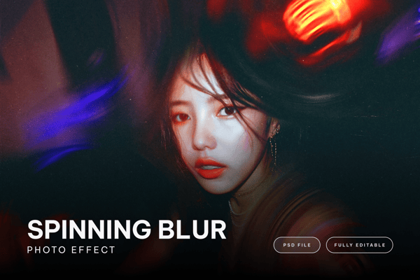 Spinning Blur Photo Effect