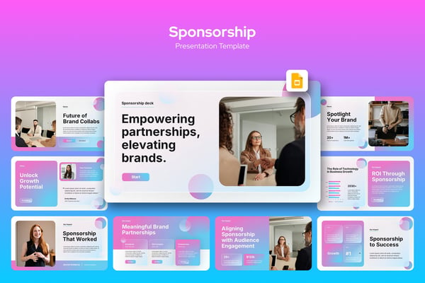 Sponsorship Google Slides