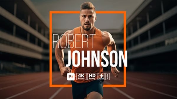 Sports Promo for Premiere Pro - High Energy Action Trailer Animation Template