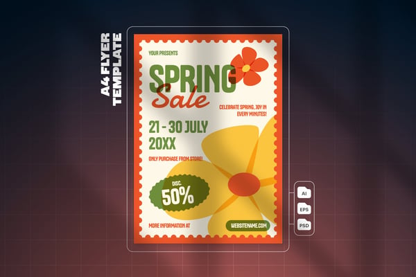 Spring Sale - Flyer Template