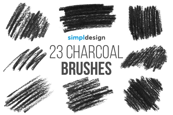 Stamp Charcoal Brushes