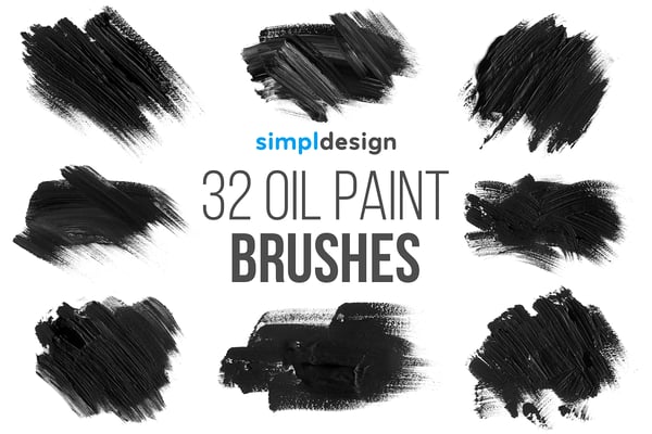 Stamp Oil Paint Brushes