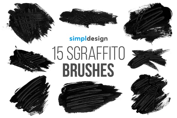 Stamp Sgraffito Brushes