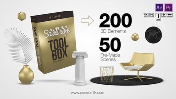 Still Life Toolbox - Object Scene Builder Motion Graphics Toolkit