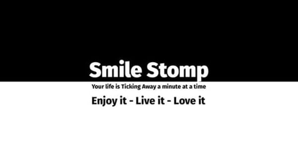 Stomp Kinetic Typography Opener – Black & White Text + Photo/Video Media