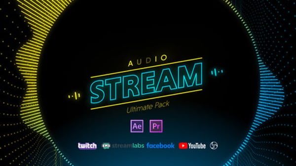 Stream Audio Pack - Audio Visualizer Stream Overlay Pack