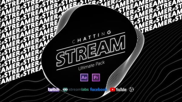 Stream Chatting Pack - Live Chat Overlay Motion Graphics Pack