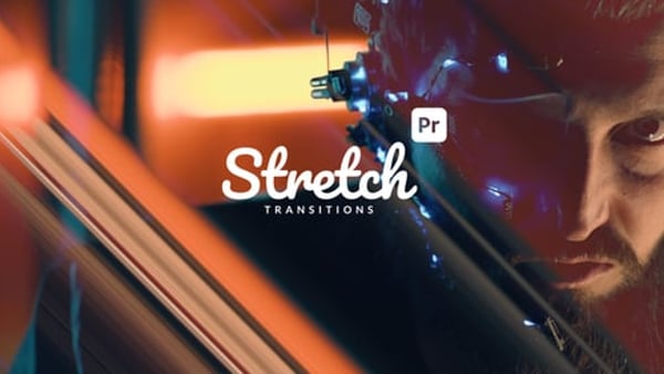 Stretch Transitions for Premiere Pro – Futuristic Motion Stretch Effects Pack