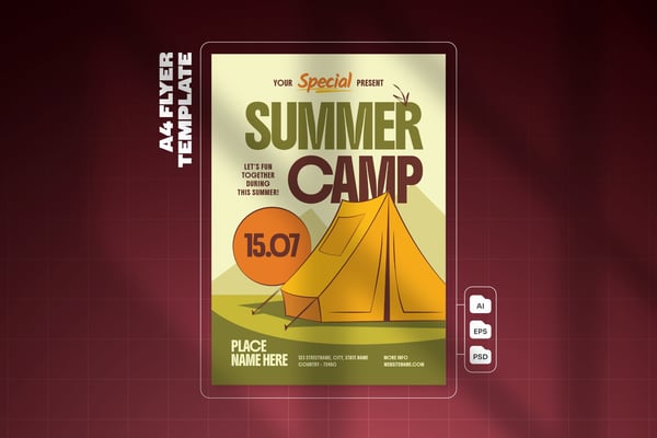 Summer Camp - Flyer Template