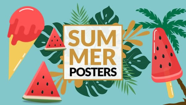 Summer Sale Posters for After Effects & Premiere Pro – Discount Promo Graphics