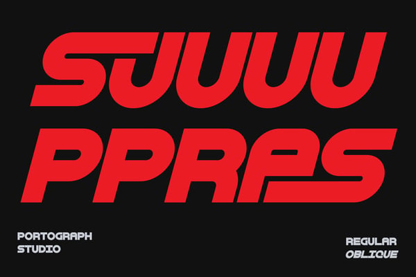 Supras - Sports Font
