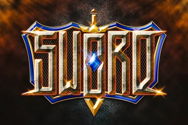 Sword Fantasy Text Effect - Medieval RPG PSD Template