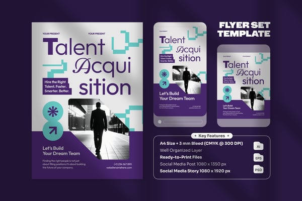 Talent Aqcuisition - Flyer Set