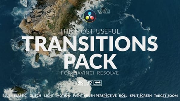 The Most Useful Transitions Pack for DaVinci Resolve - Smooth Motion Transitions Animation Pack