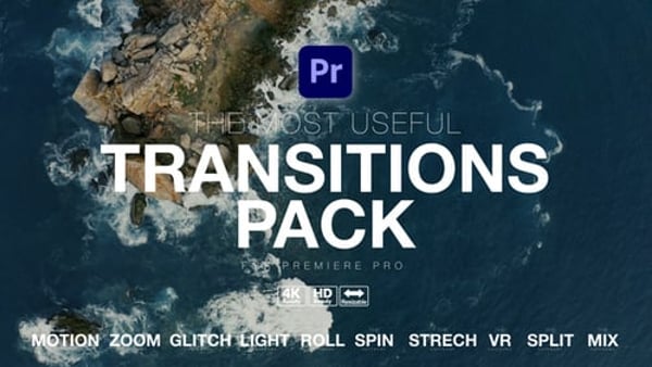 The Most Useful Transitions Pack for Premiere Pro - Smooth Motion Transitions Animation Pack