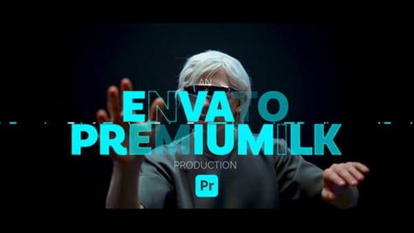 The Stroke Opening Titles for Premiere Pro - Minimal Modern Intro Typography Animation Template