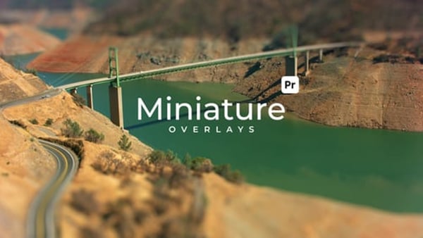 Tilt-Shift Miniature Overlays for Premiere Pro | 4K/HD/Portrait/Square