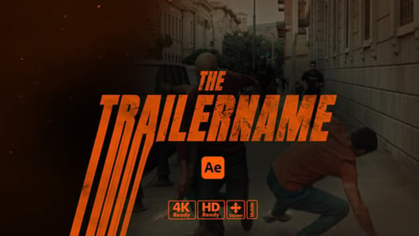 Trailer Titles Wipe - Cinematic Impact Reveal Typography Motion Pack