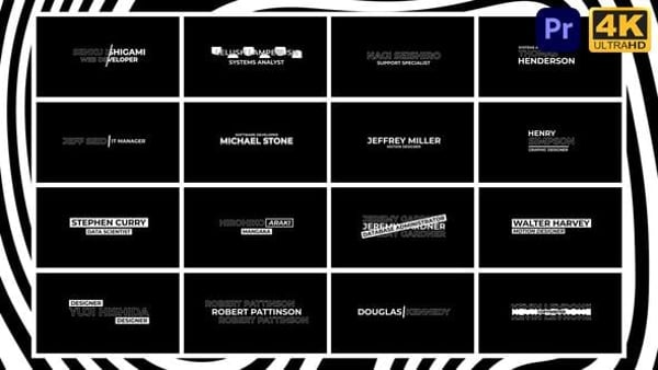 Typography Lower Thirds | Premiere Pro