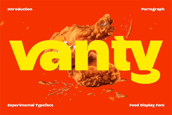 Vanty – Food Font