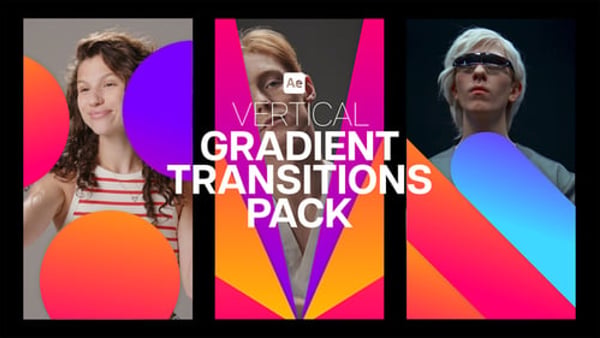 Vertical Gradient Transitions Pack – Smooth Color Transitions for Modern Videos