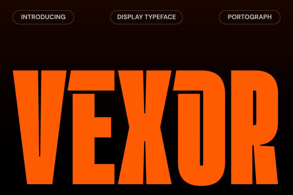 Vexor – Condensed Font