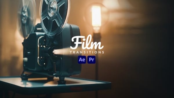 Vintage Film Overlay Transitions for After Effects & Premiere Pro | MOGRT