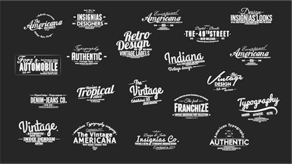 Vintage Slideshow Titles Pack