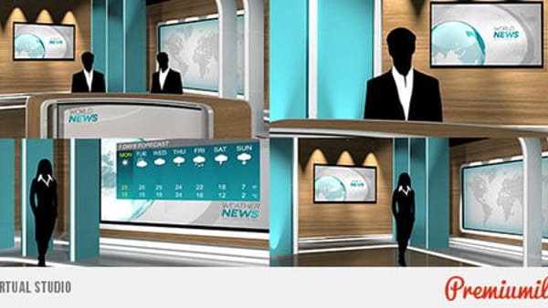 Virtual Studio - Broadcast Studio Motion Graphics Template