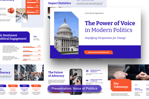 Voice of Politics Presentation Template