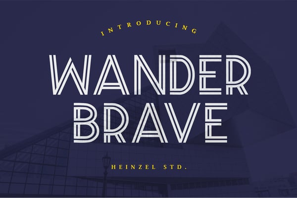 Wander Brave Modern Typeface