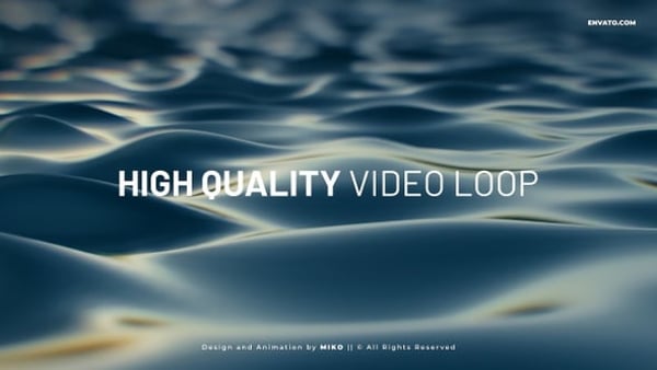 Water waves 4K
