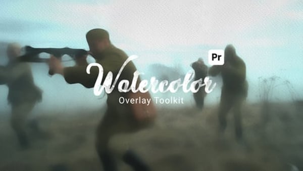 Watercolor Overlay Toolkit for Premiere Pro | Artistic Paint & Paper Texture Effects