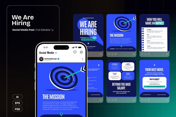 We Are Hiring - Instagram Post